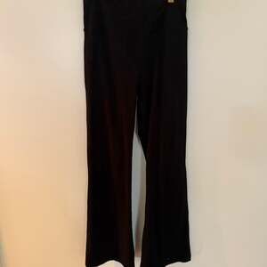 Black Wide Leg Knit Pants